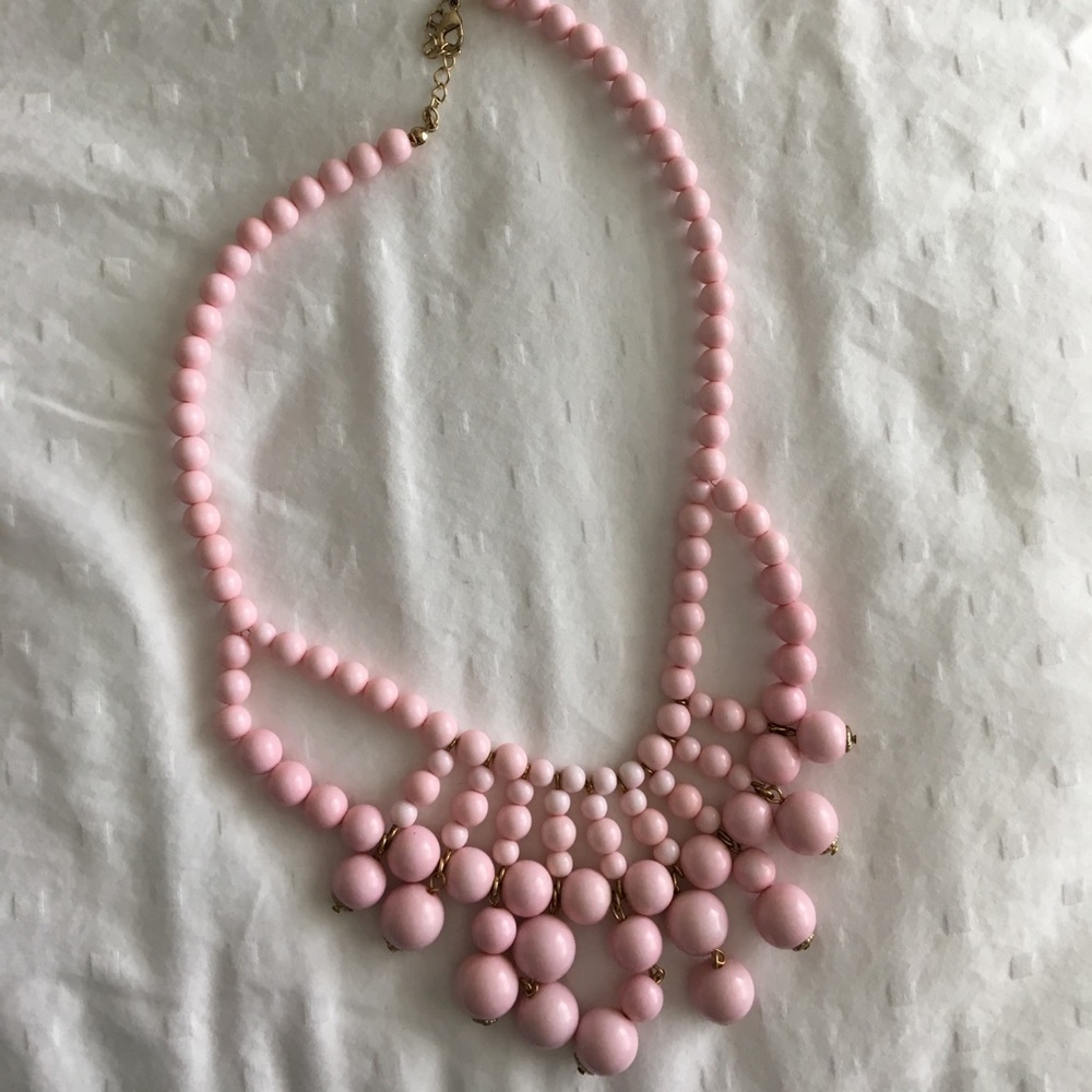 Pink bubble necklace